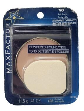 Max Factor 103 Fair Ivory Powdered Foundation